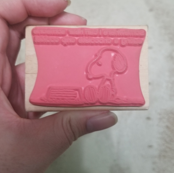 Thinking of cookies Snoopy stamp - Picture 3 of 6